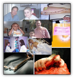 collage of photos taken during Billys cancer treatment (Billy, Dr. Letson, Billys bone marrow Donor George, Transplant team Dr. P. and Nurse Ethel, surgery photos) collage of photos taken during Billys cancer treatment (Billy, Dr. Letson, Billys bone marrow Donor George, Transplant team Dr. P. and Nurse Ethel, surgery photos)
