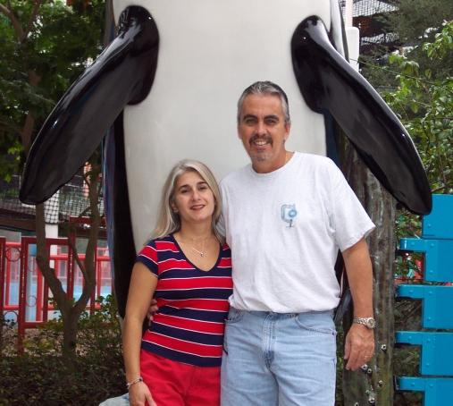 Alicia and I at Sea World