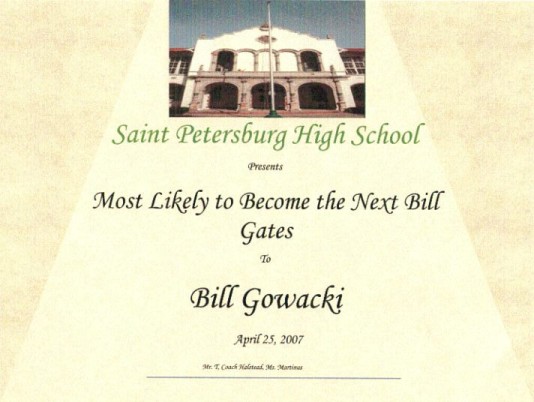 Most Likely to become the next Bill Gates