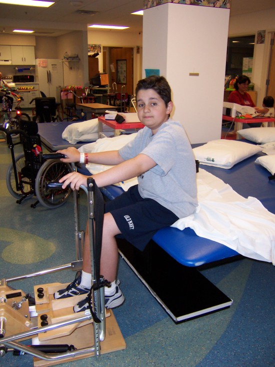 Working the peddles