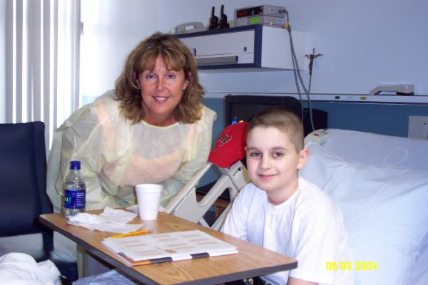 Billy and his Teacher Tammy B.